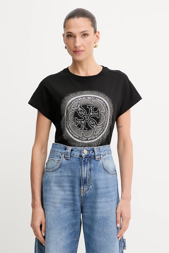 

Футболка из хлопка 4G Guess, черный