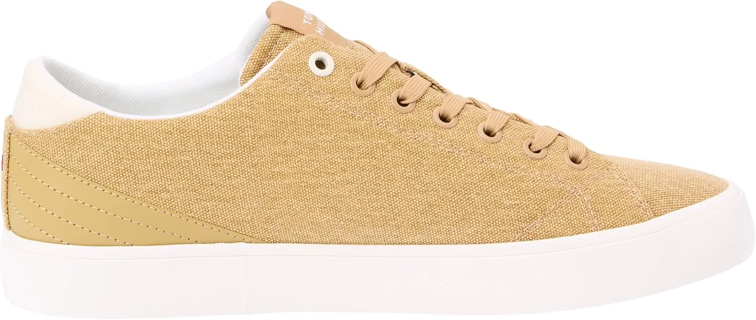 Tommy Hilfiger Herren Th Hi Vulc Low Summer CVS Vulkanisierte Кроссовки, Khaki Classic Khaki — фото 4