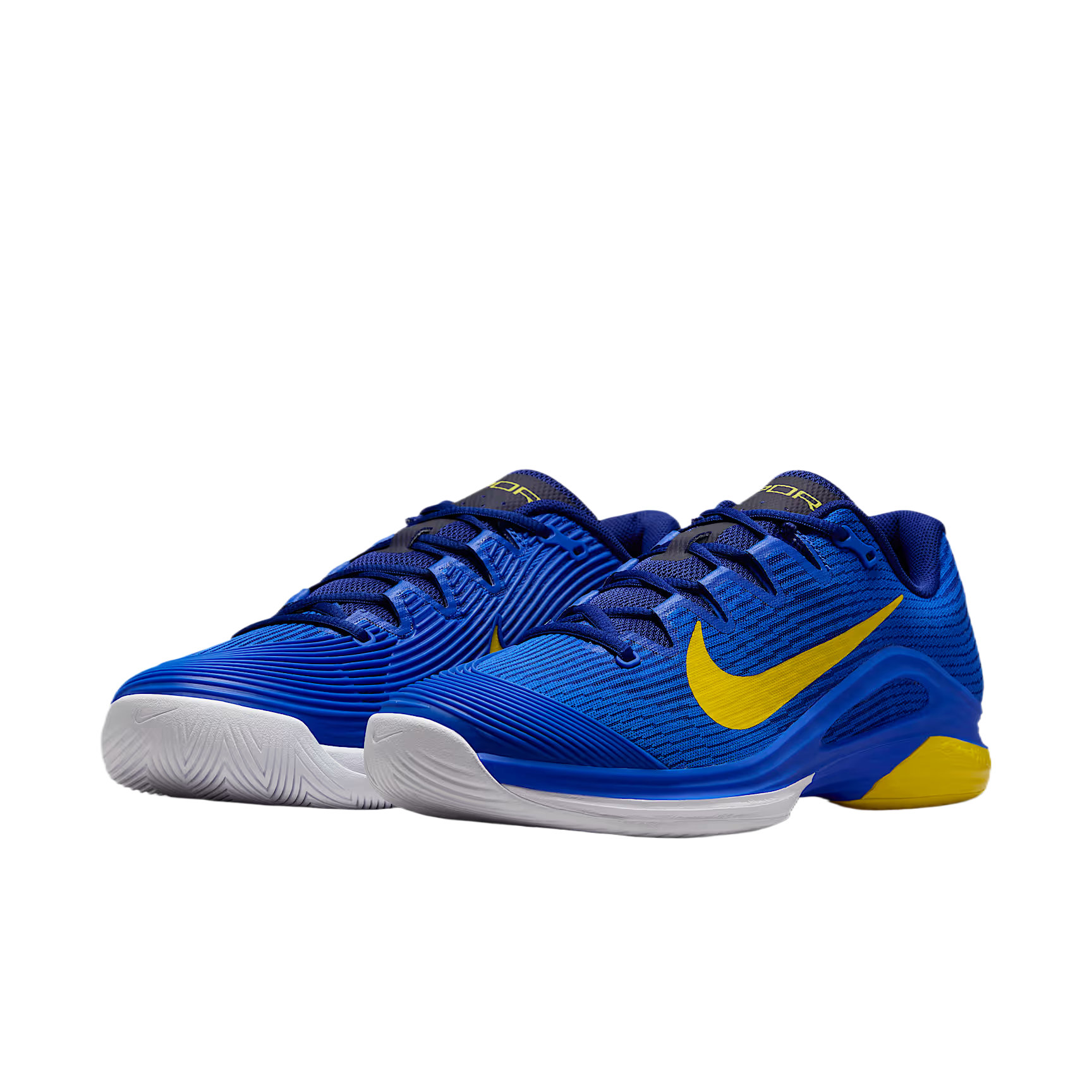 Nike Кроссовки Vapor 12 Fabric Abrasion Resistant Breathable Low top мужские Blue Yellow — фото 3