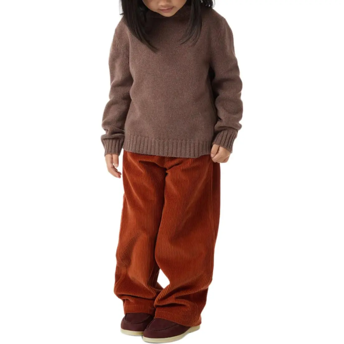 Детские брюки FW25 Kids Loro Piana, оранжевый — фото 4