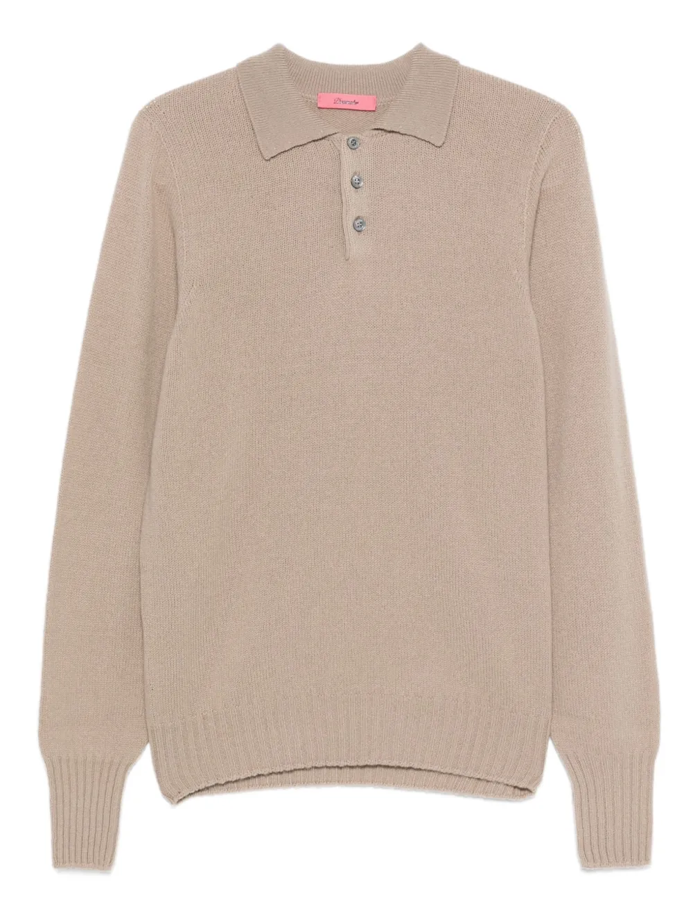 

Свитер с воротником поло Drumohr, нейтральный