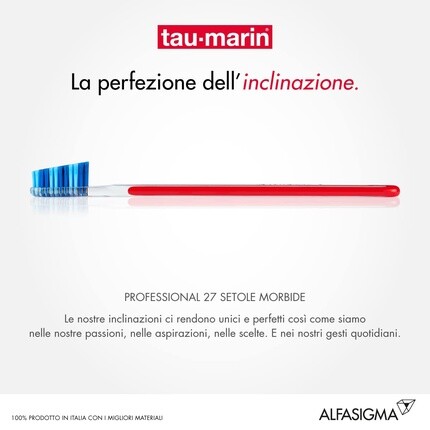 Tau Marin Зубная щетка Tau-Marin Professional 27 с мягкой щетиной и антибактериальным эффектом — фото 2
