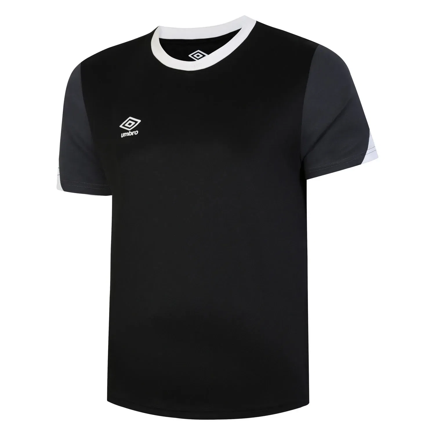 Футболка тренировочная с контрастными рукавами Umbro, черный
