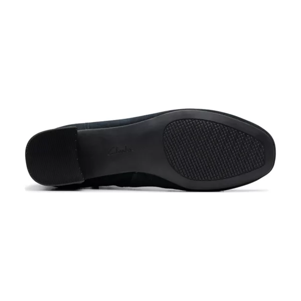 Женские ботильоны Iridessa Air на танкетке с удобными застежками Clarks, цвет black suede — фото 4