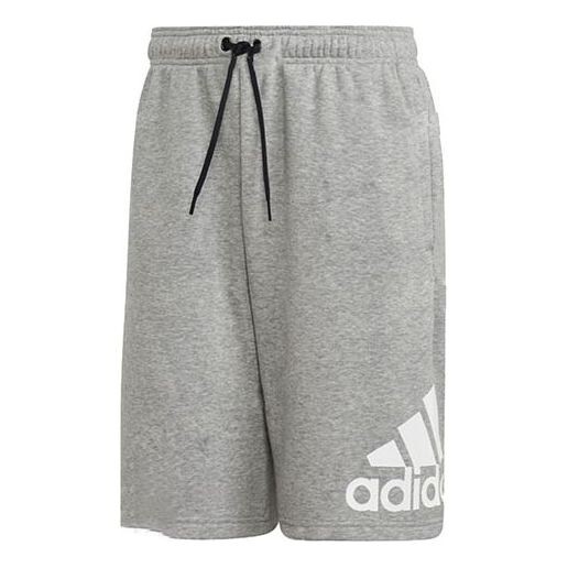 

Шорты m mh bos короткие ft логотип печать спортивные шорты на шнурке Adidas, серый