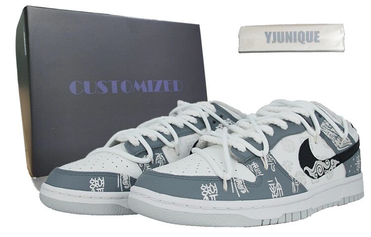 

Кроссовки Nike Dunk Skateboard Shoes Men Low-Top Gray, Серый, Кроссовки Nike Dunk Skateboard Shoes Men Low-Top Gray