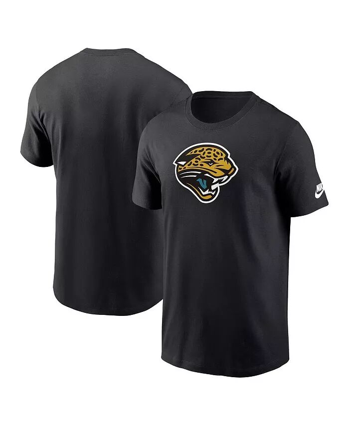 

Мужская черная футболка Jacksonville Jaguars Rewind Logo Essential Nike