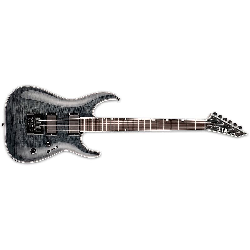 

Электрогитара ESP LTD LTD MH-1000 Evertune ET FM See Thru Black NEW Electric Guitar MH 1000 STBLK