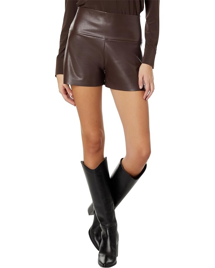 

Шорты Norma Kamali Straight Leg, цвет Chocolate