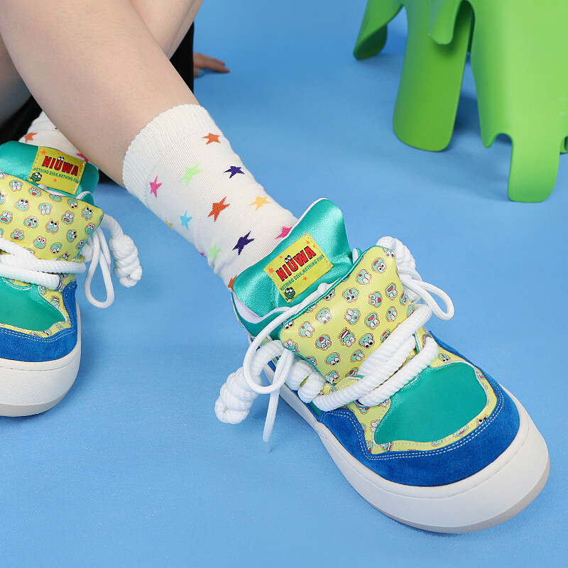 Туфли женские повседневные Women's Casual Shoes Women's Blue/Green/Yellow Niuwa Studio — фото 4