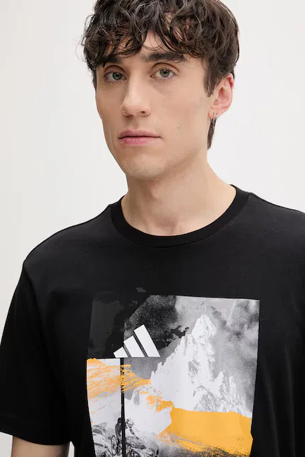 Футболка Memories of sport Adidas, черный — фото 4