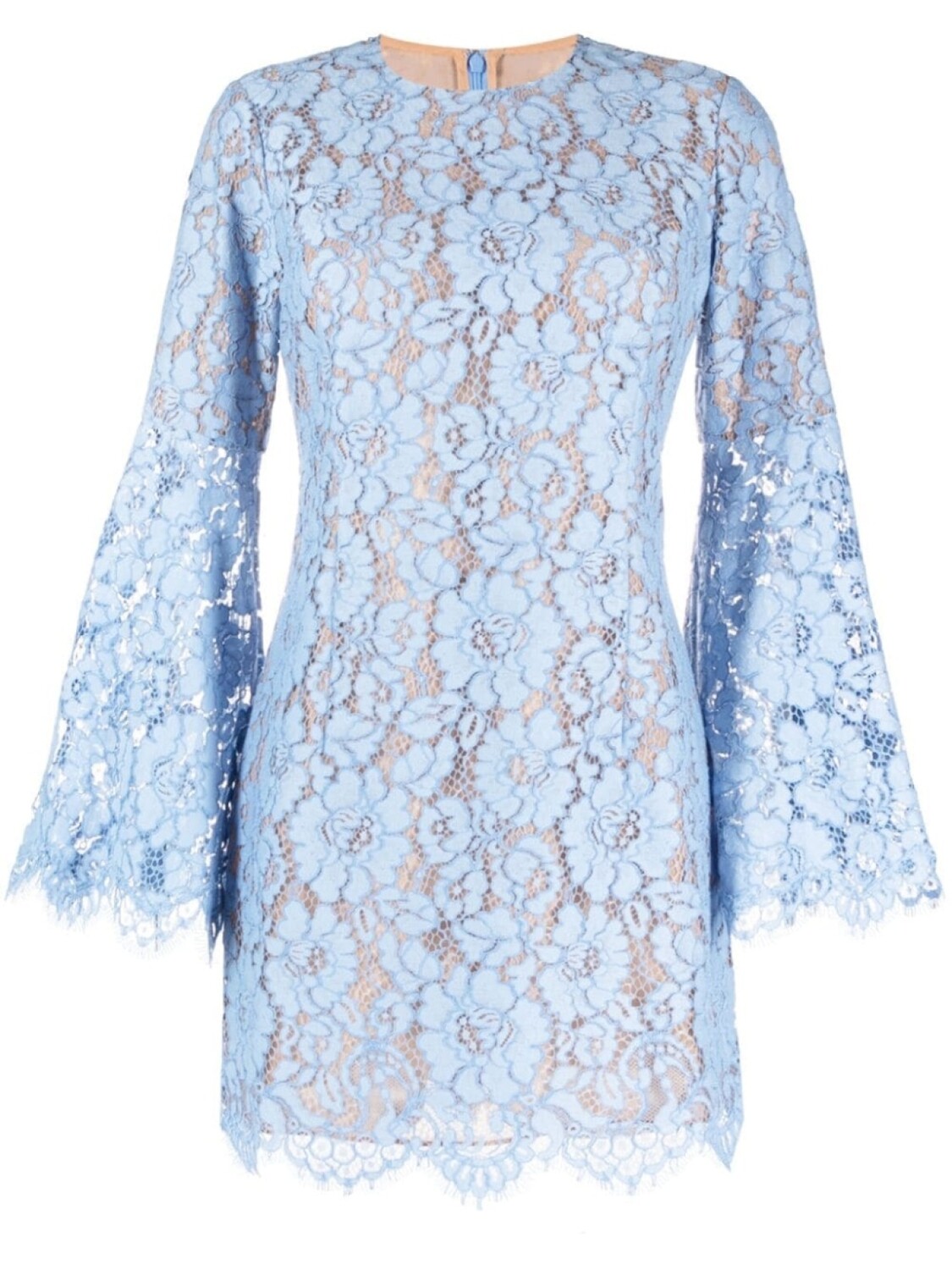 

Michael Kors Collection кружевное платье мини с длинными рукавами, синий
