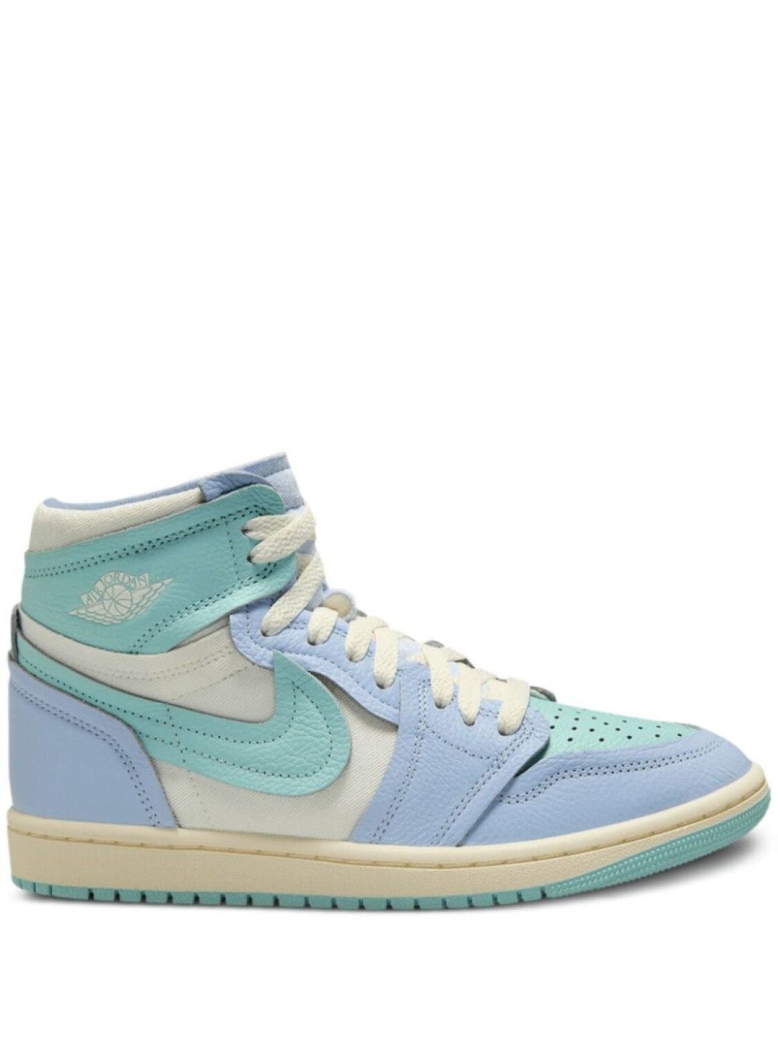 

Кроссовки Jordan Air Jordan 1 "High Method of Make - Hydrogen Blue/Light Dew/Coconut Milk/Sail", синий