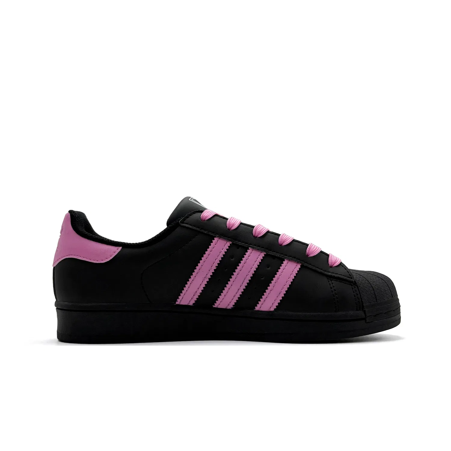 Кроссовки скейтбордические Superstar 2 Butterfly Dream Leather Low top Kids' Skateboarding Shoes Black Teenagers Adidas Originals — фото 3