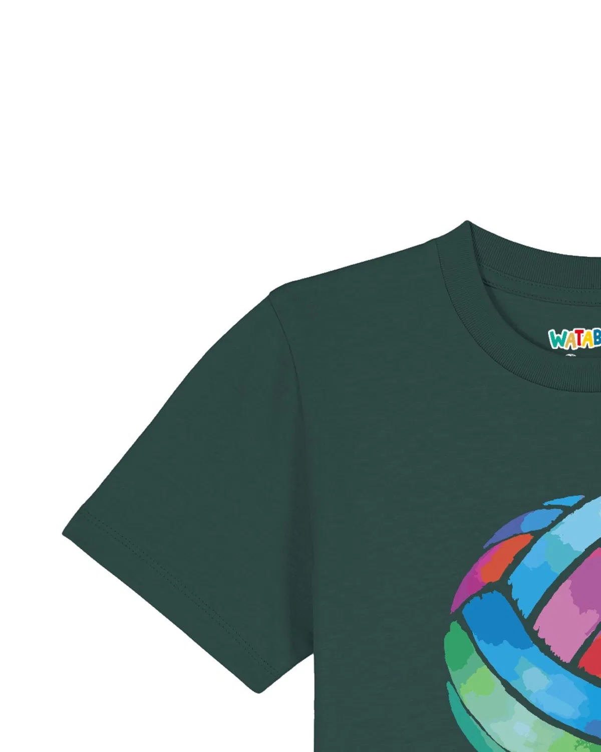 Футболка 'Volleyball' Watabout.Kids, Dark Green — фото 3