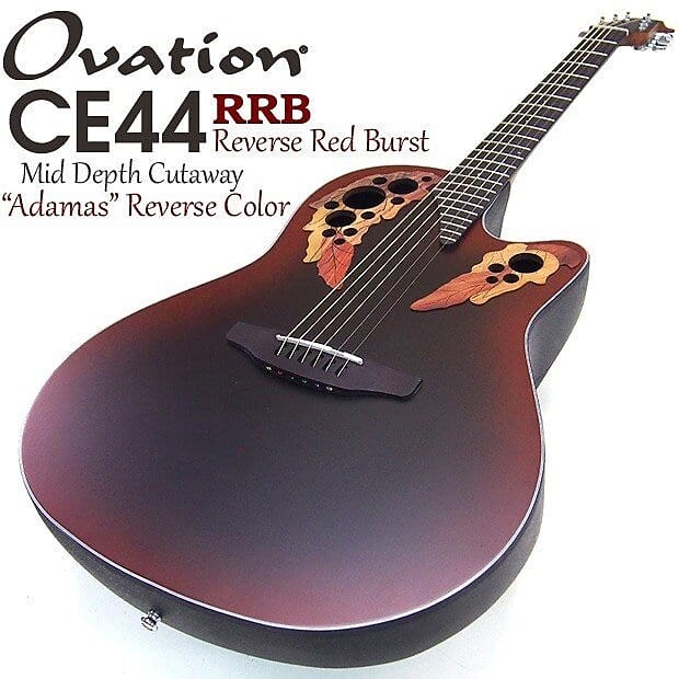 

Акустическая гитара Ovation CE44-RRB Celebrity Elite Mid-Depth Lyrachord Body 6-String Acoustic-Electric Guitar