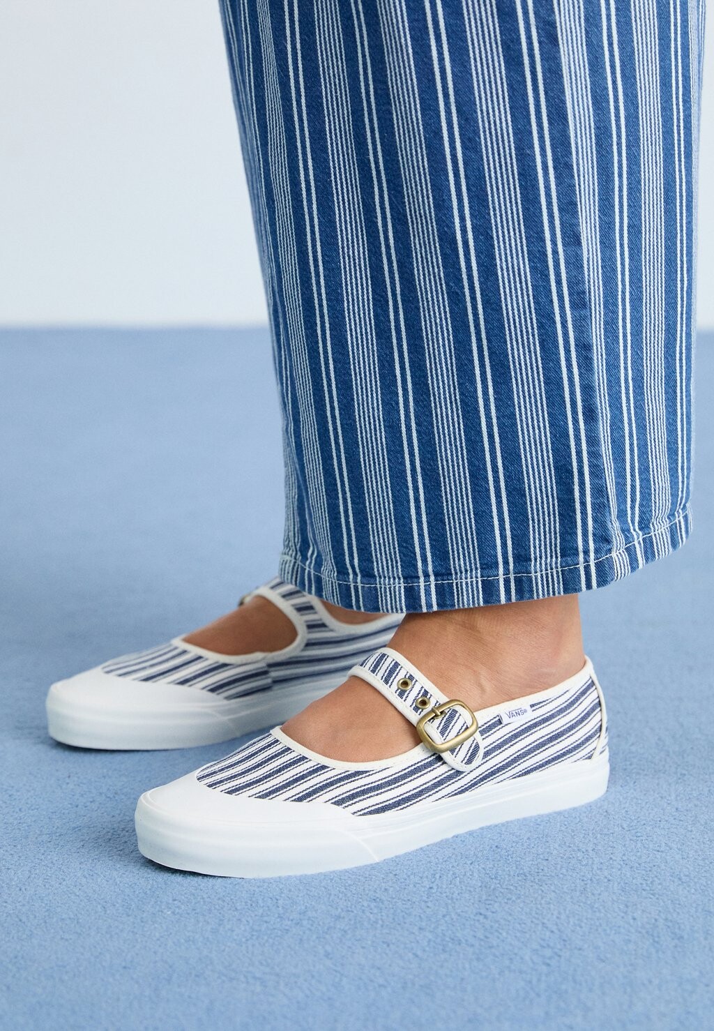 Балетки с ремешком на щиколотке Mary Jane Vans, Французская Ривьера/Цапля