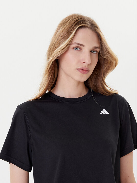 Техническая футболка loose fit Train Essentials JC9555 Adidas, чёрный — фото 4