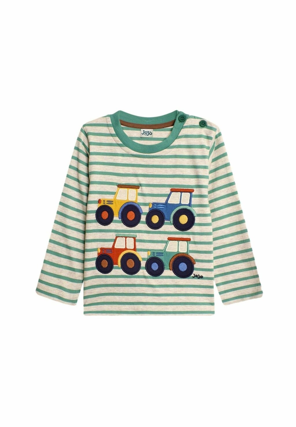 

Рубашка с длинным рукавом TRACTOR APPLIQUÉ, REGULAR FIT JoJo Maman Bébé, бежевый