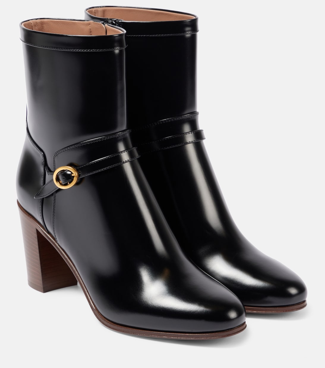 Кожаные ботильоны Pattie 75 Valentino Garavani, Nero