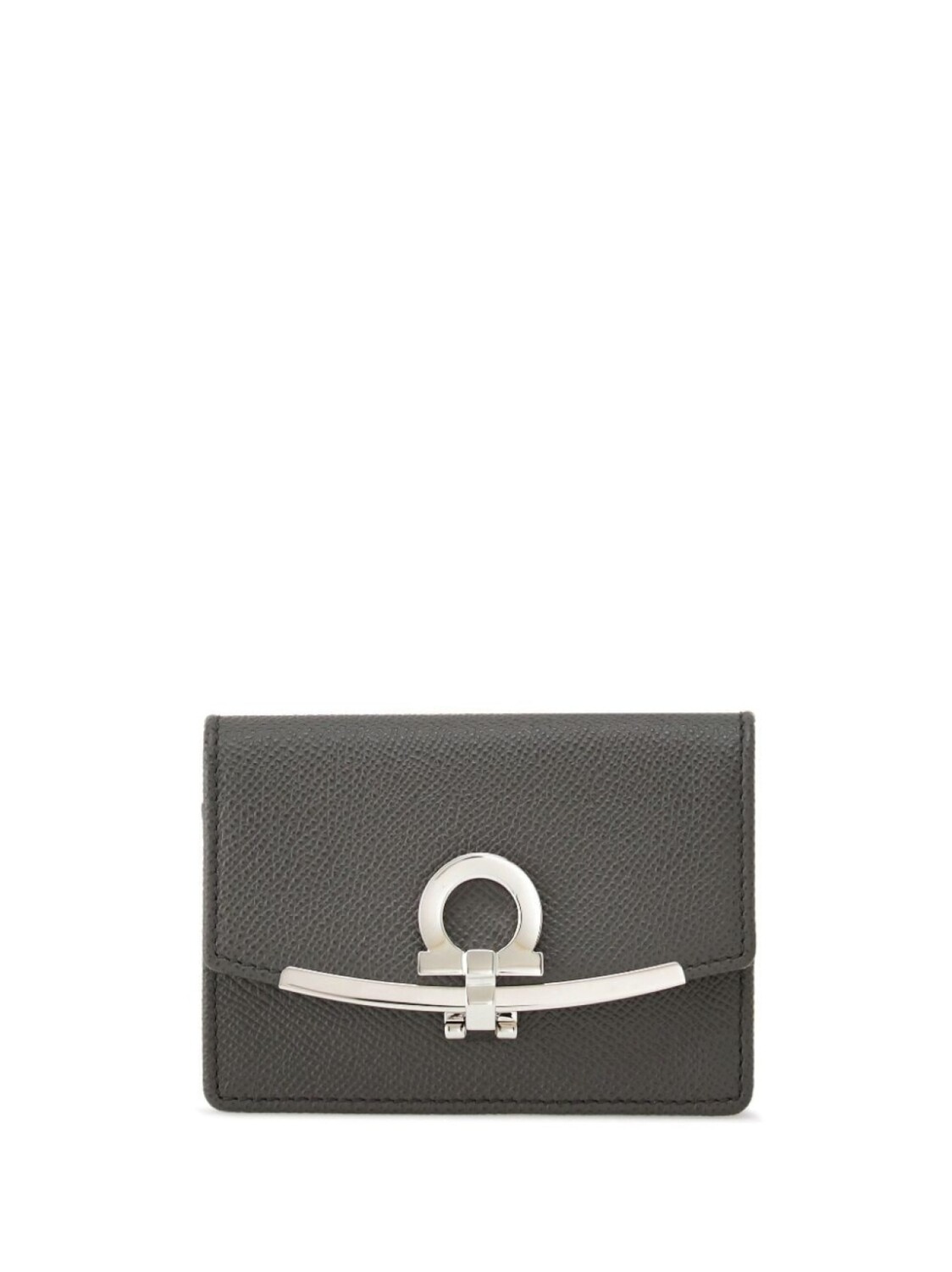 

Ferragamo картхолдер с декором Gancini, серый