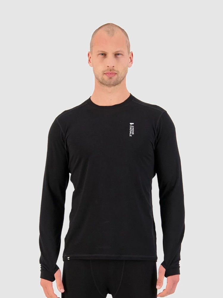 

Функциональная рубашка Mons Royale Merino Cascade Flex Funktionsshirt, black, Черный, Функциональная рубашка Mons Royale Merino Cascade Flex Funktionsshirt, black