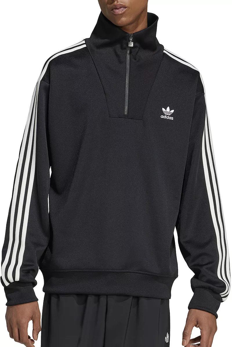 

Мужская спортивная куртка с воротником-воронкой Adidas Adicolor, черный
