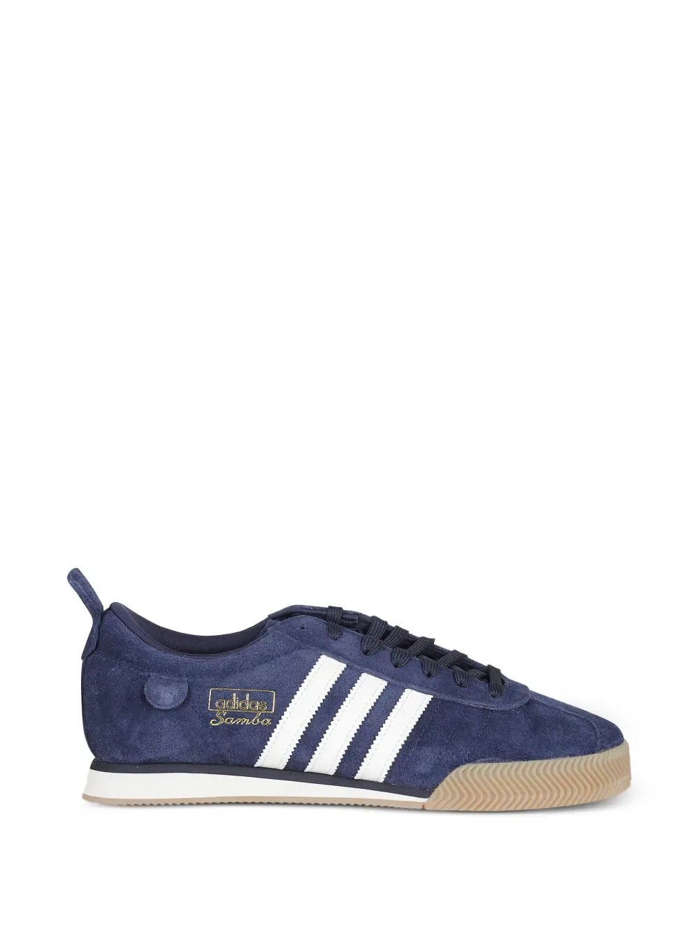 Кроссовки Samba 62 из суперзамши Adidas, синий