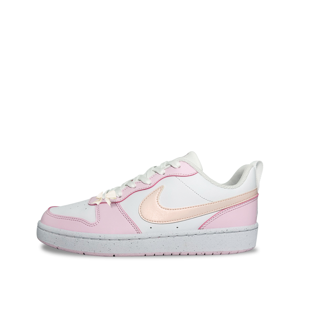 

Court Borough Low устойчивые к скольжению устойчивые к истиранию низкие кроссовки для скейтборда Kids' Nike, розовый