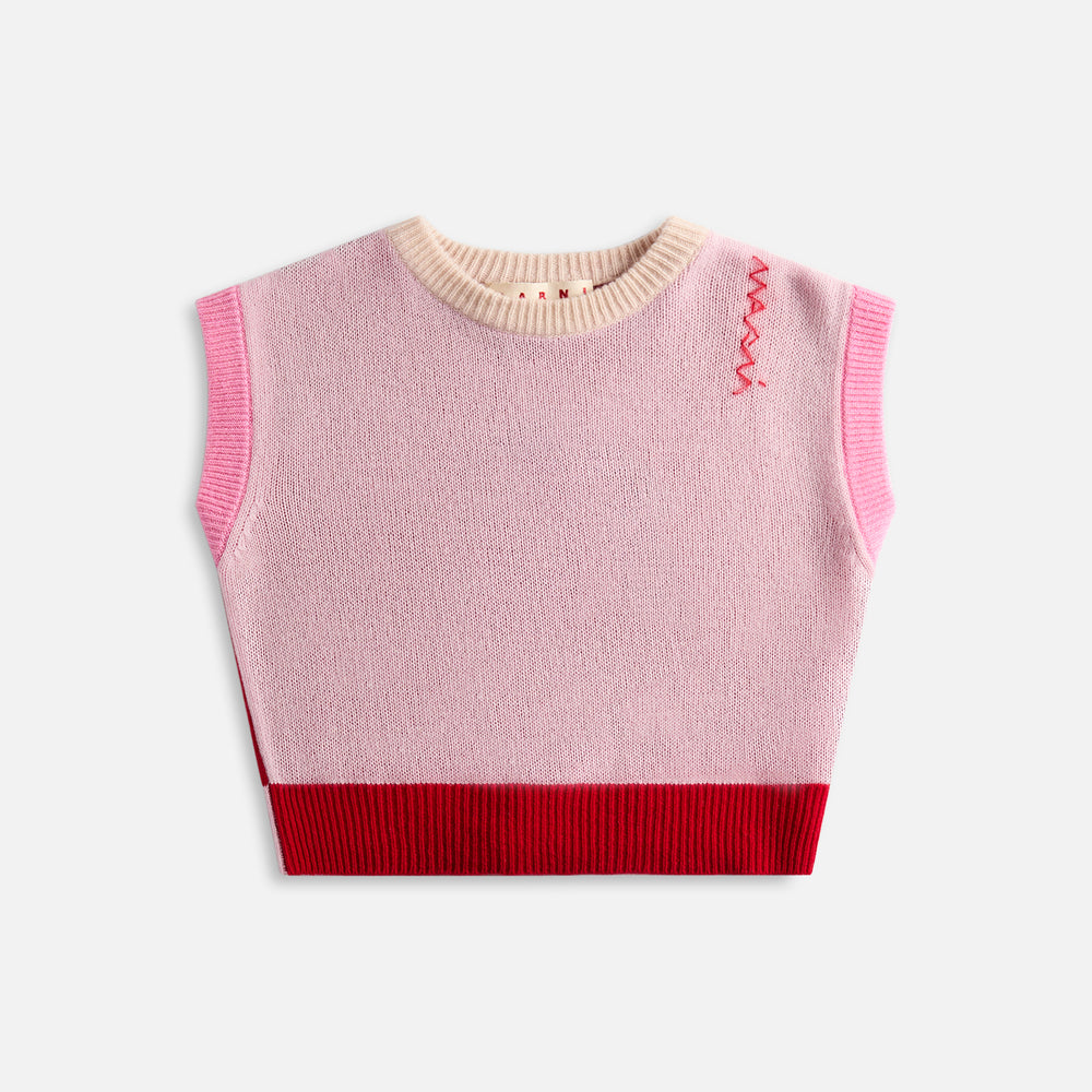 

Жилет Marni Round Neck Sweater Vest, цвет Pink Gummy