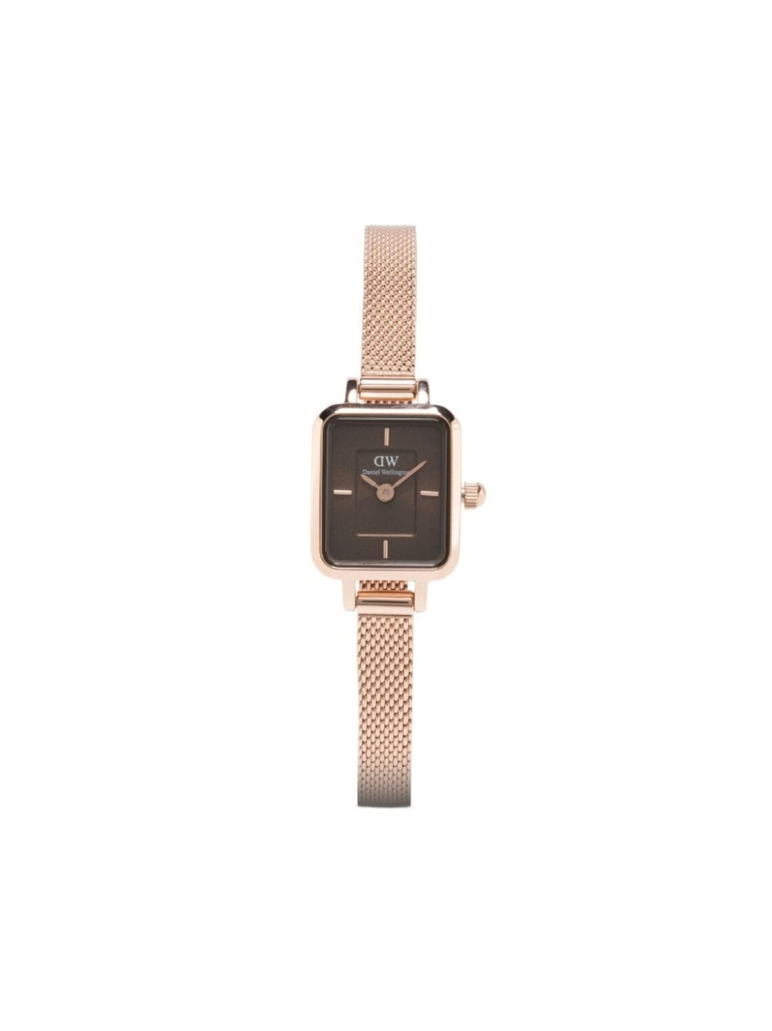 

Наручные часы Quadro Mini 19 мм Daniel Wellington, коричневый