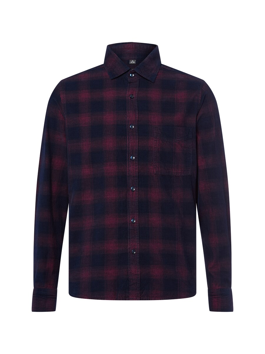 

Рубашка на пуговицах классического кроя Nils SundstrГ¶m, marine blue/Raspberry