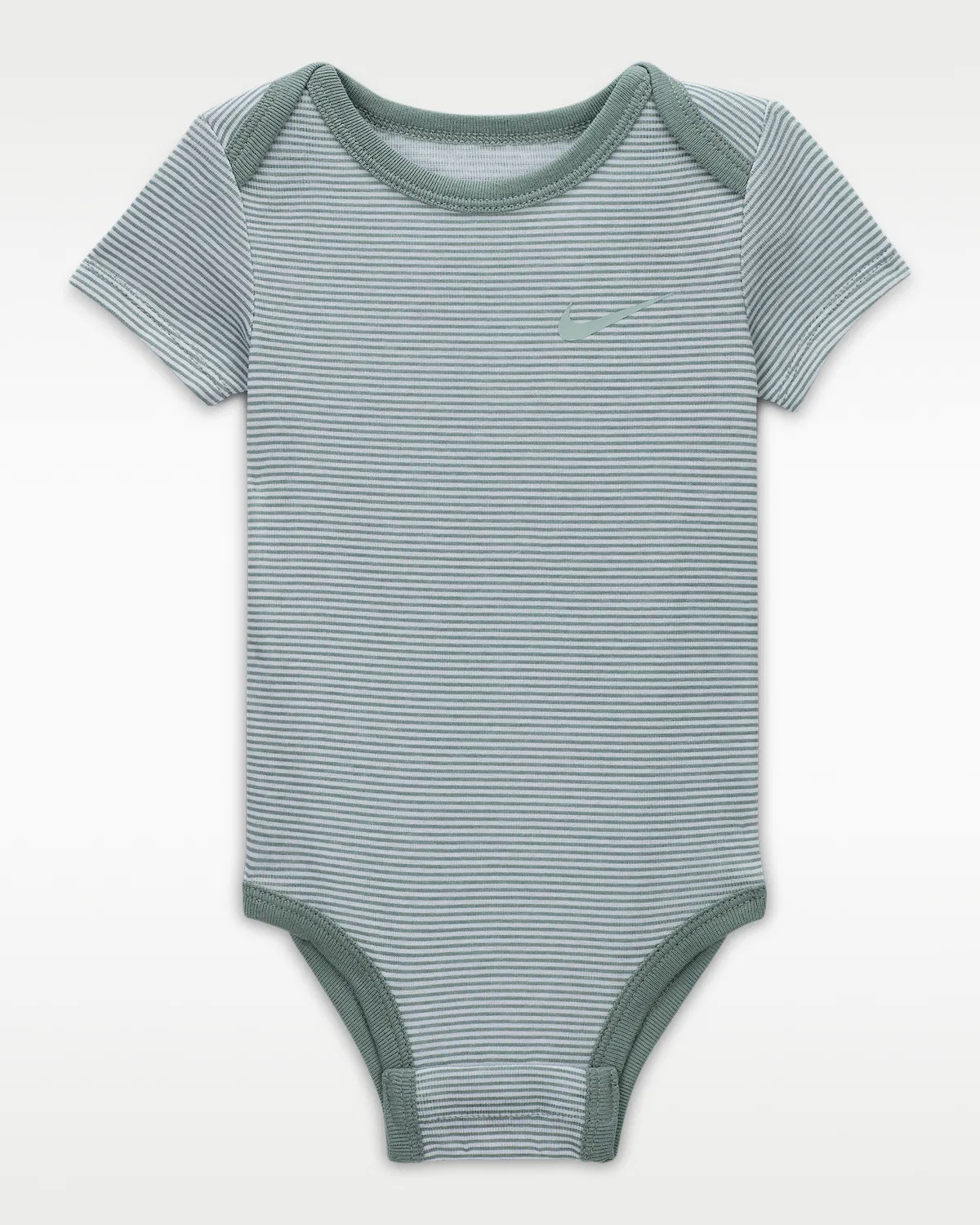 Боди (3 шт.) Nike Baby Essentials для малышей (0-9M), Multi-Color/Mica Green — фото 3