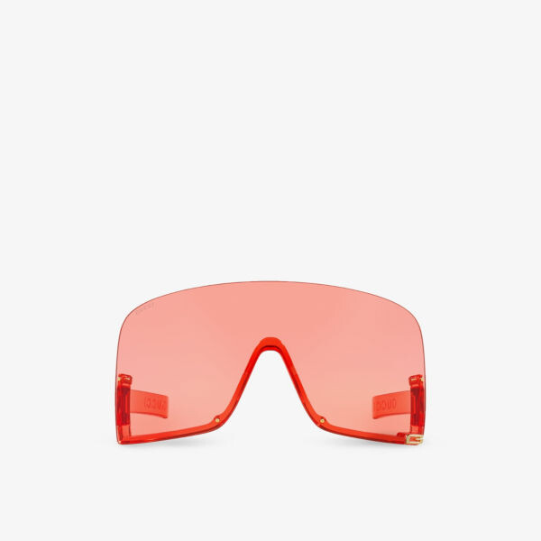 

Gc002161 gg1631s солнцезащитные очки в нестандартной оправе Gucci, красный