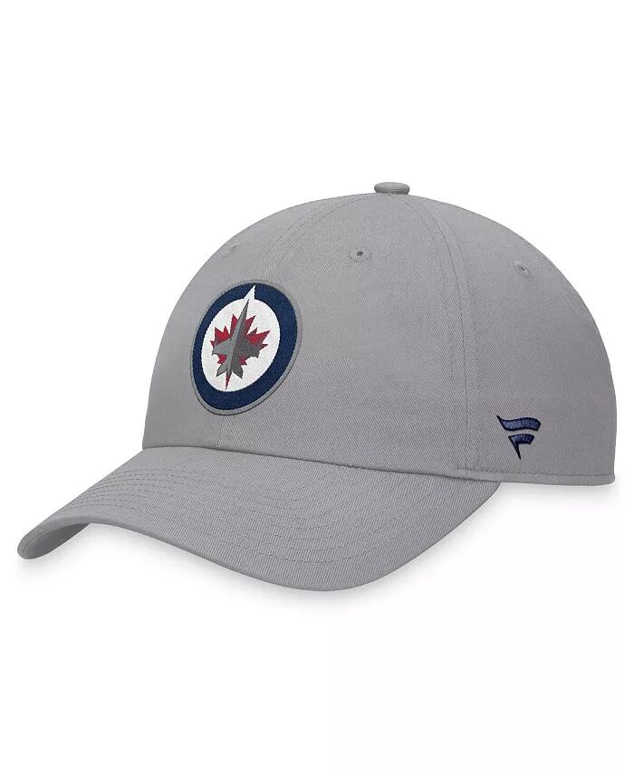 

Мужская серая шапка Winnipeg Jets Extra Time Adjustable Fanatics