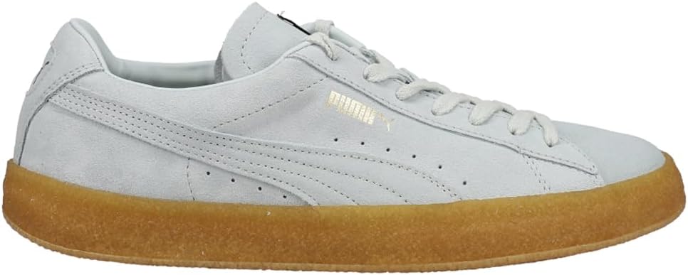 

Мужские кроссовки PUMA из замши на шнуровке с подошвой из крепа - оранжевые