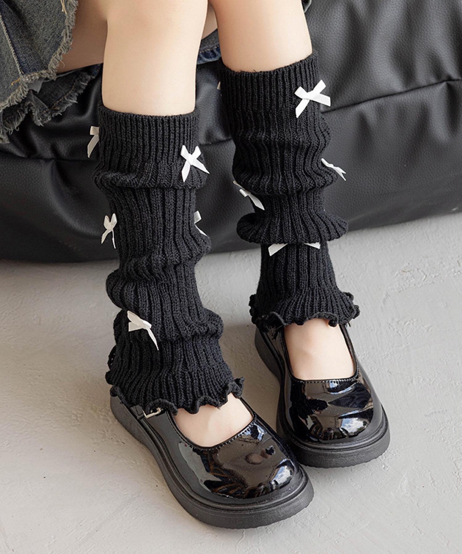 Lulunoix (K) ленточные гетры Lulu Noix, Black 1