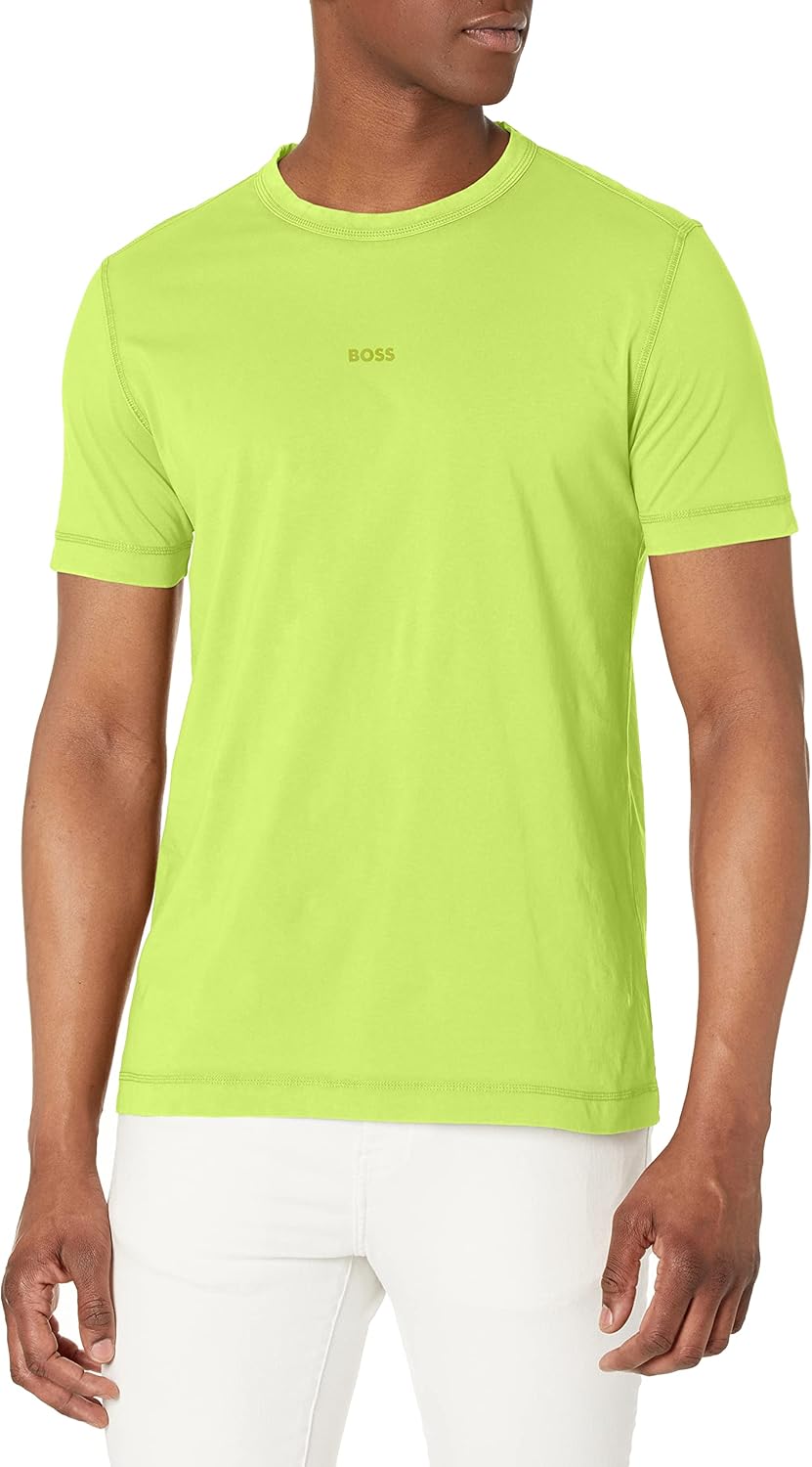 

Мужская футболка BOSS с маленьким тональным логотипом, стандартный крой, трикотаж, Bright Green Lawn, Зеленый, Мужская футболка BOSS с маленьким тональным логотипом, стандартный крой, трикотаж, Bright Green Lawn