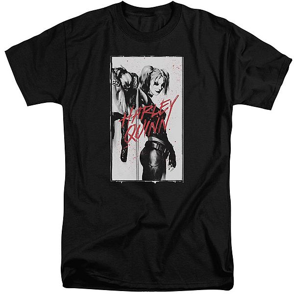 

Футболка с принтом Batman Inked Quinn, взрослая, удлиненная Licensed Character