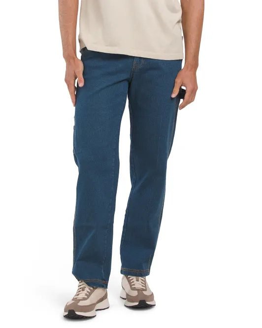 

Эластичные рабочие джинсы Carpenter Smiths Workwear, темно-синий