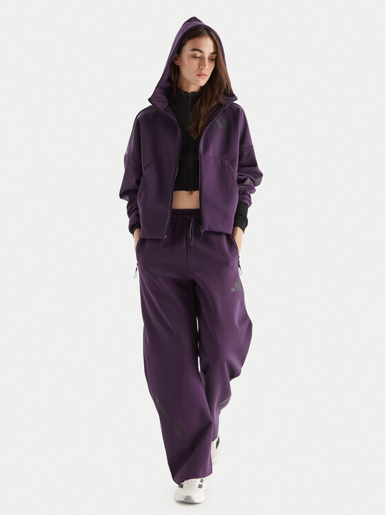 Спортивные брюки loose fit Z.N.E. Barrel KB9441 Adidas, фиолетовый — фото 2