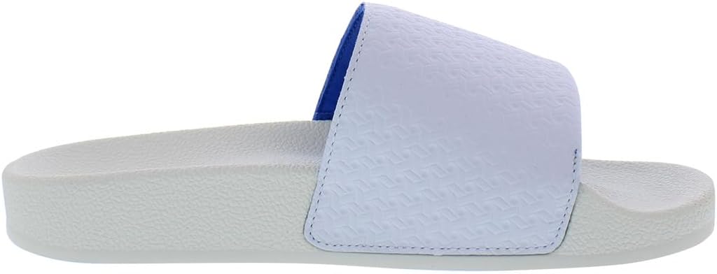 Мужские кроссовки adidas Adilette Comfort, белый/фиолетовый — фото 2