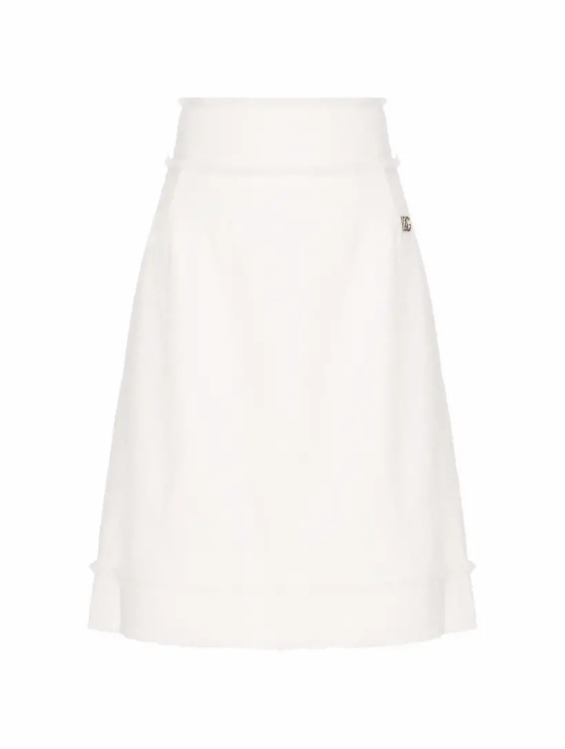 

Твидовая юбка DG Dolce&Gabbana, белый