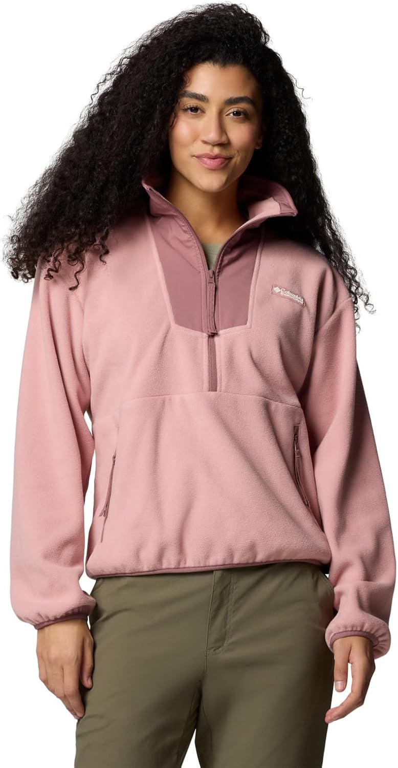 

Columbia женская флисовая толстовка Sequoia Grove с молнией до половины, Eraser Pink/Fig, Розовый, Columbia женская флисовая толстовка Sequoia Grove с молнией до половины, Eraser Pink/Fig