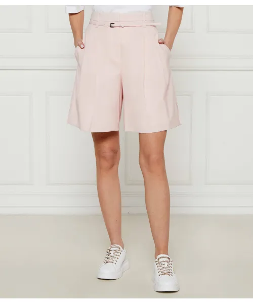 

Шерстяные шорты Taleda Regular fit Boss, розовый