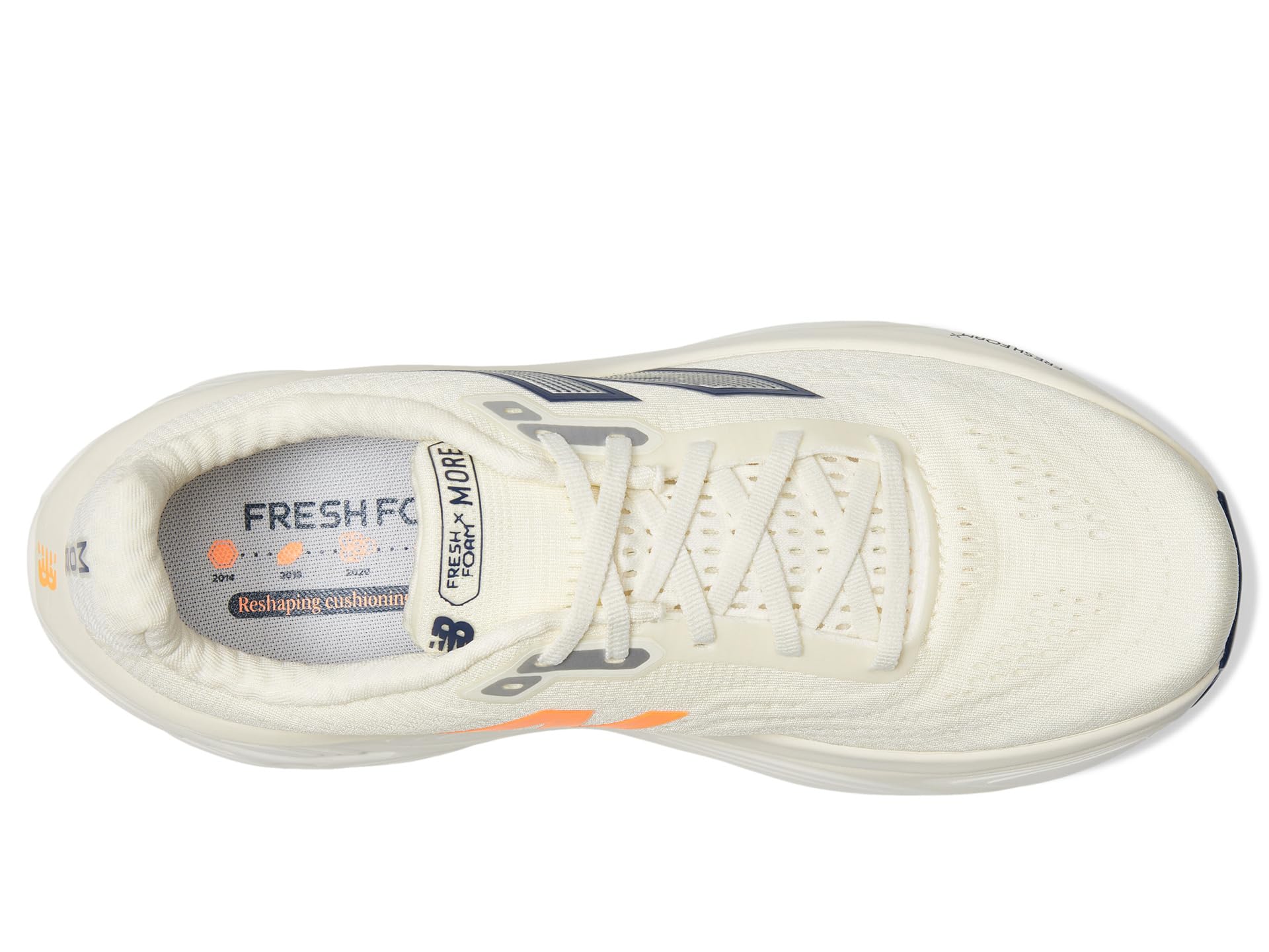 Кроссовки New Balance Fresh Foam X More V5, Angora/Sea Salt/Hot Mango — фото 2
