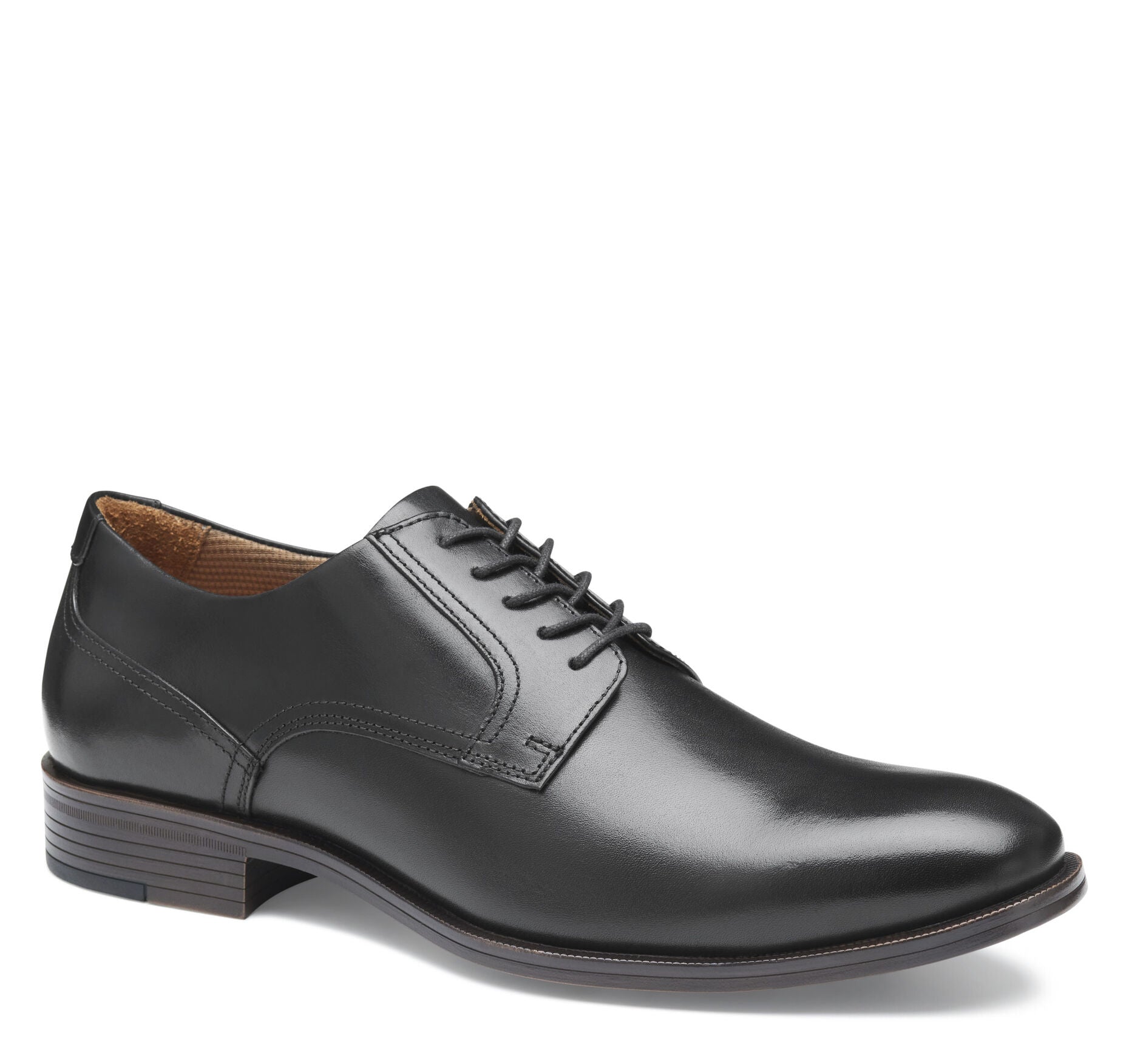 

Johnston & Murphy Мужские повседневные оксфорды Reeve Plain Toe, черный