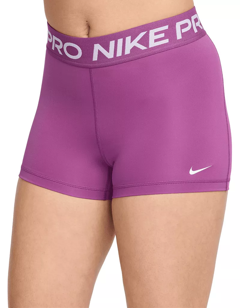 

Женские шорты Nike Pro 3 дюйма, цвет Hot Fuschia