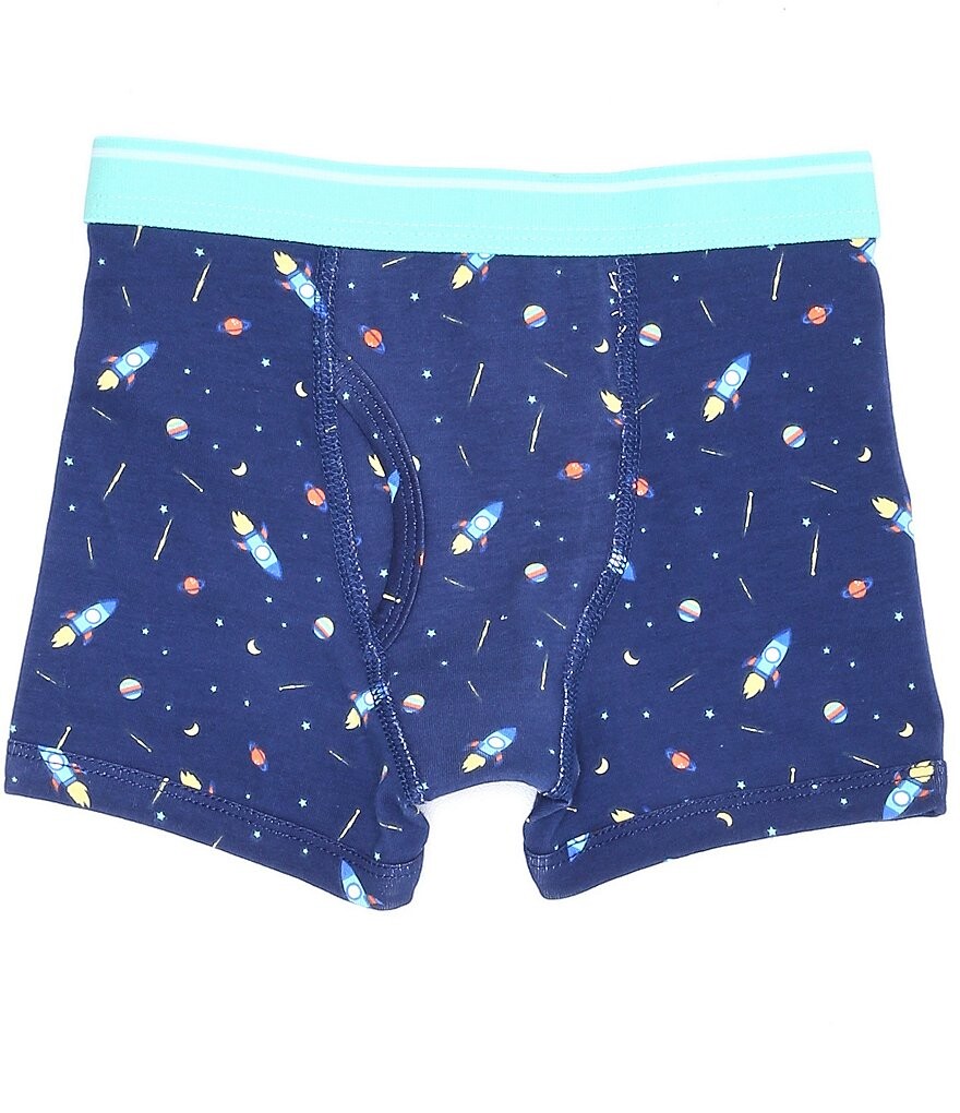 

Трусы-боксеры Adventurewear 360 Little Boys 2T-5 Space Rockets, синий