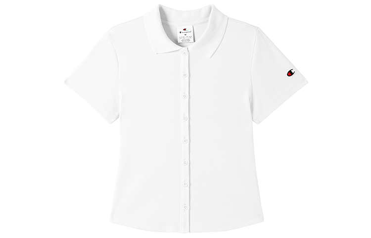

SS25 Polo Shirt US Version женская Champion, белый